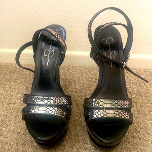 Jessica Simpson Black and Silver